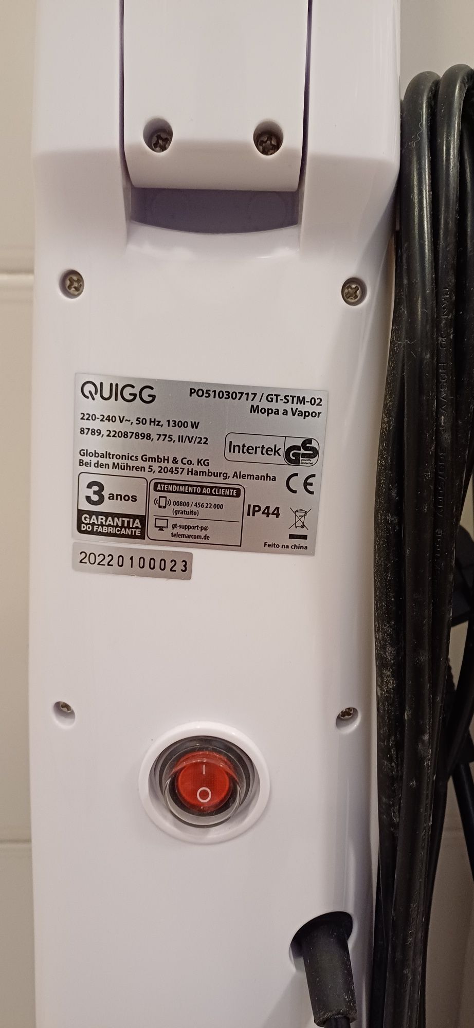Mopa a vapor Quigg