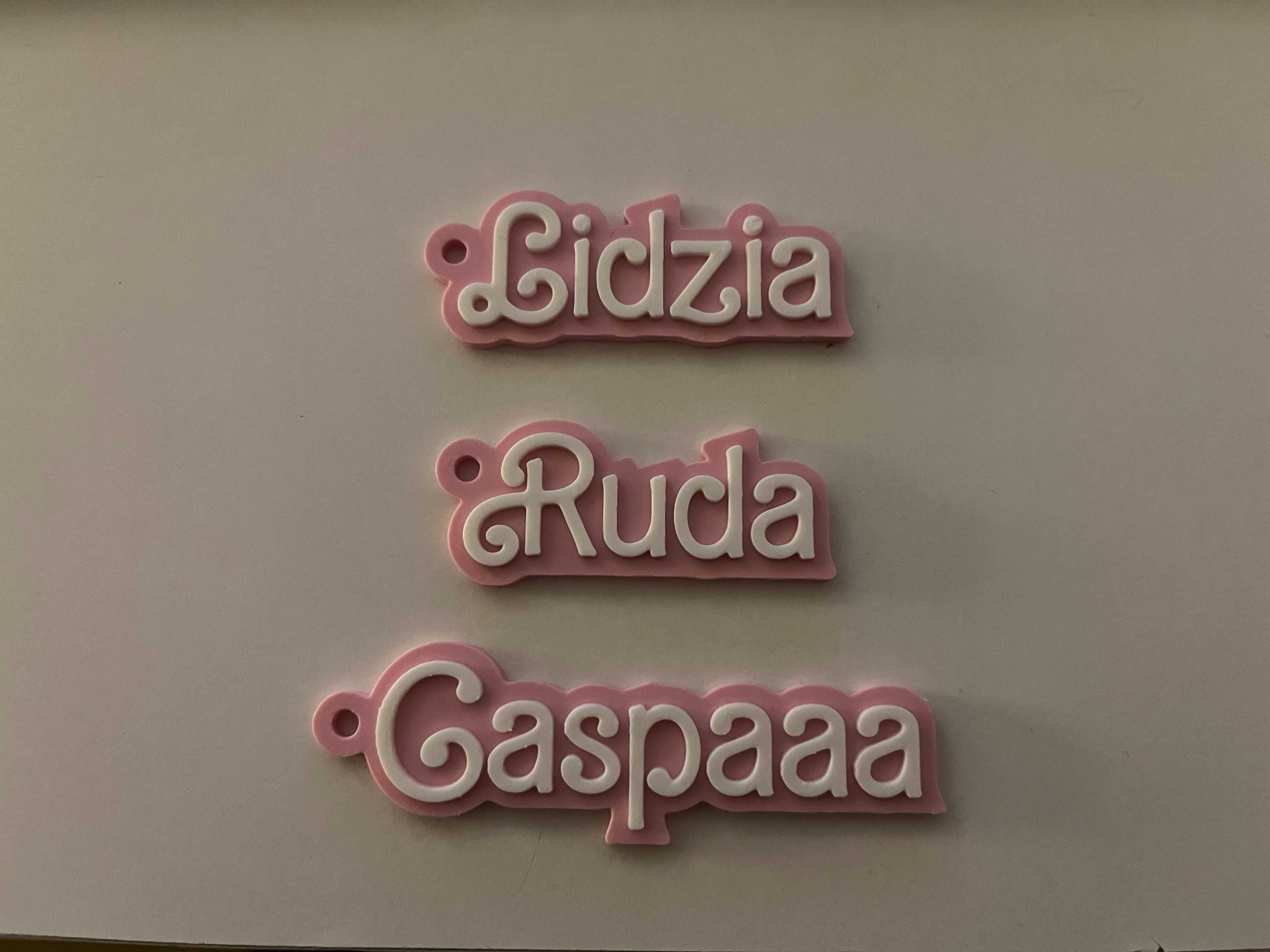 Personalizowany Brelok Barbie z Twoim imieniem