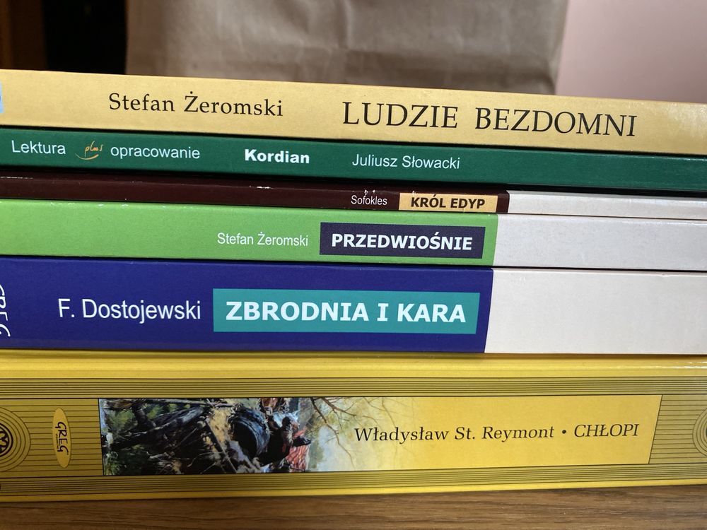 Lektury szkoła średnia