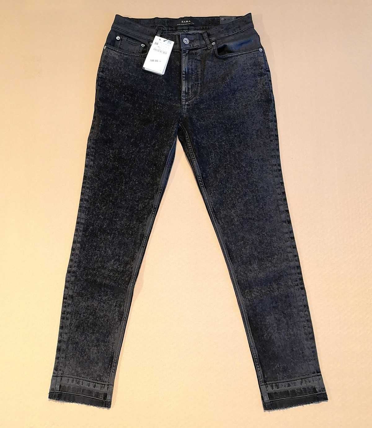 ZARA nowe spodnie jeansowe jeansy skinny fit 38/30