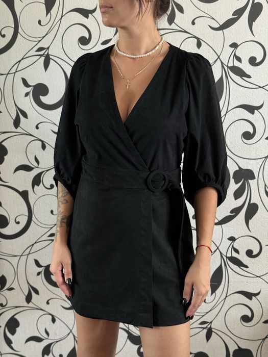 Zara l m ромпер сукня комбінезон чорний