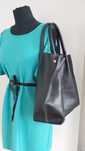 torebka damska skórzana, duża shopper bag Toscana, do ręki