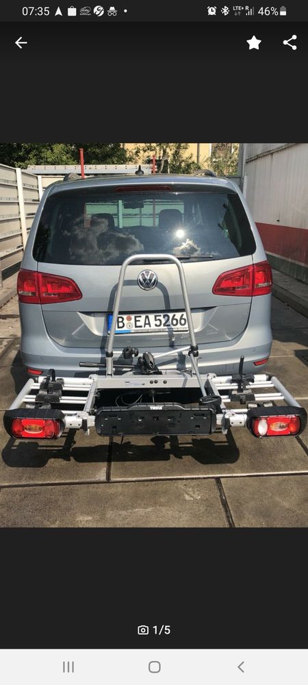 Bagaznik rowerowy na hak na 3 rowery Thule Euroclassic Pro 903 skladan
