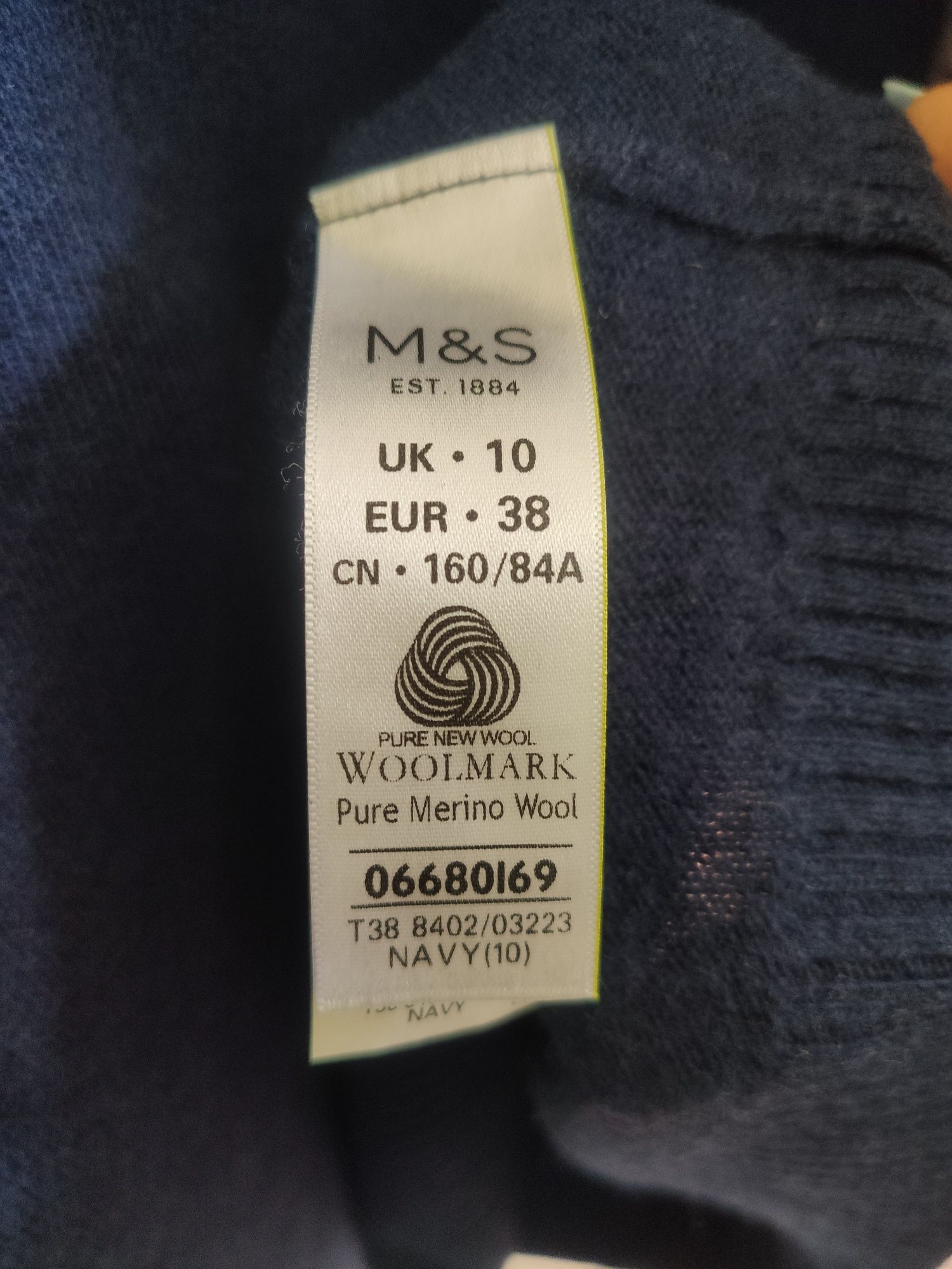 Гольф шерстяной, свитер MARKS & SPENCER