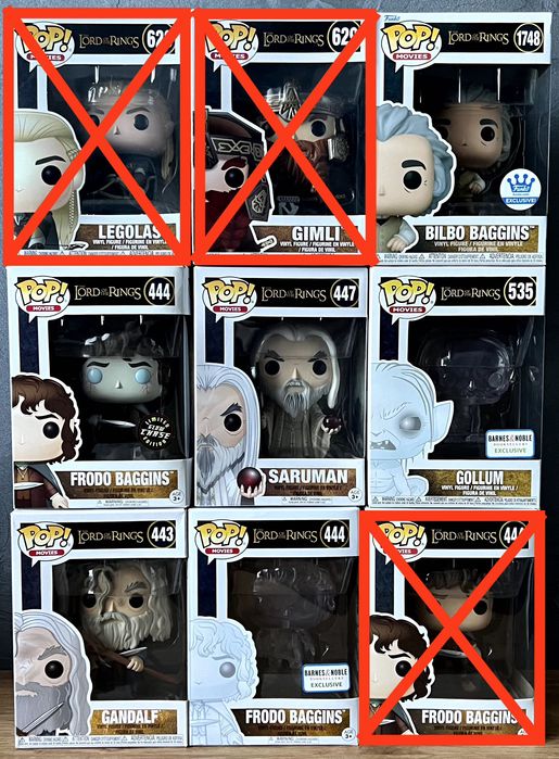 Funko Pop! The Lord of the Rings. Frodo Baggins #444