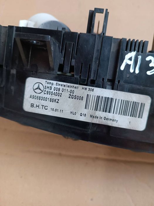 panel klimatyzacji mercedes-benz sprinter w906