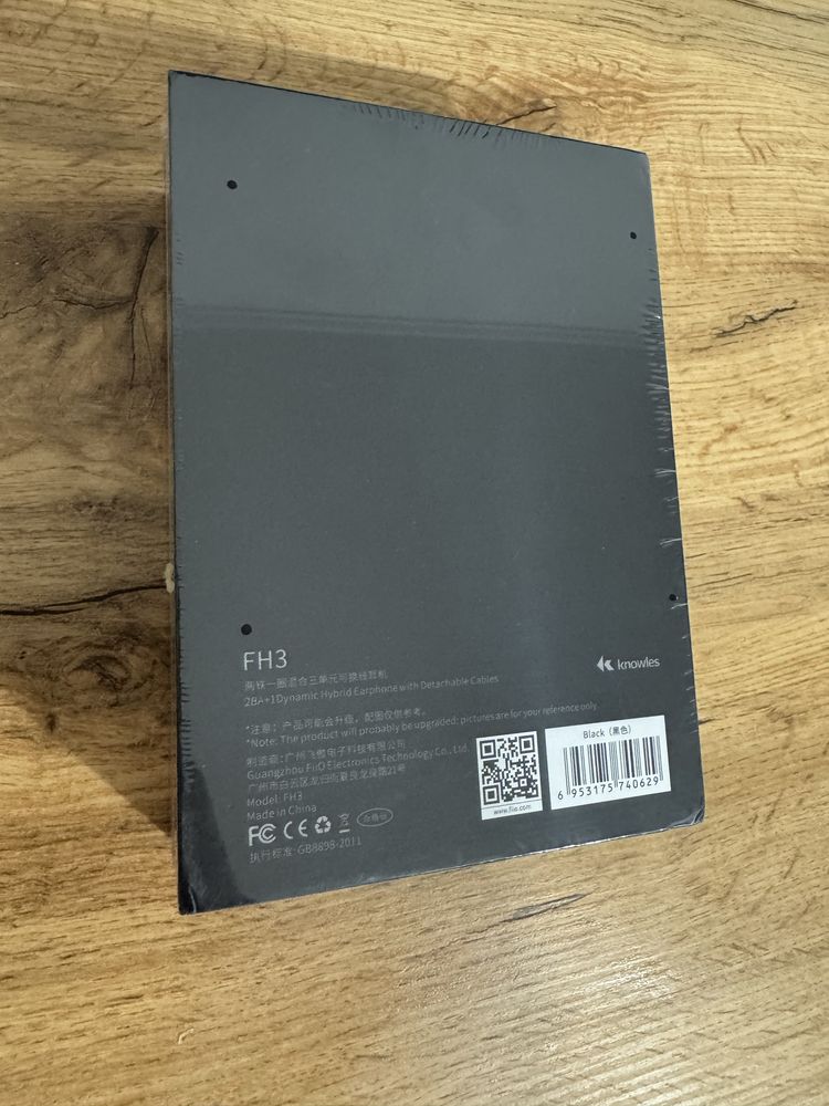Навушники дротові гібридні FiiO FH3 | 1DD+2BA | 114 дБ | 10–40 000 Гц