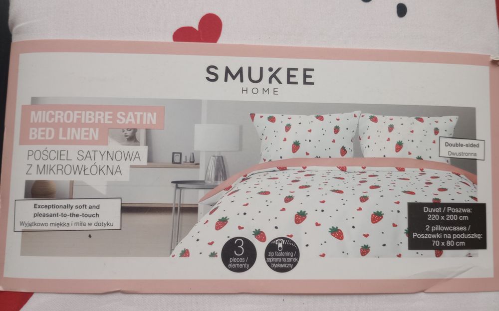 Pościel 200x220, nowa