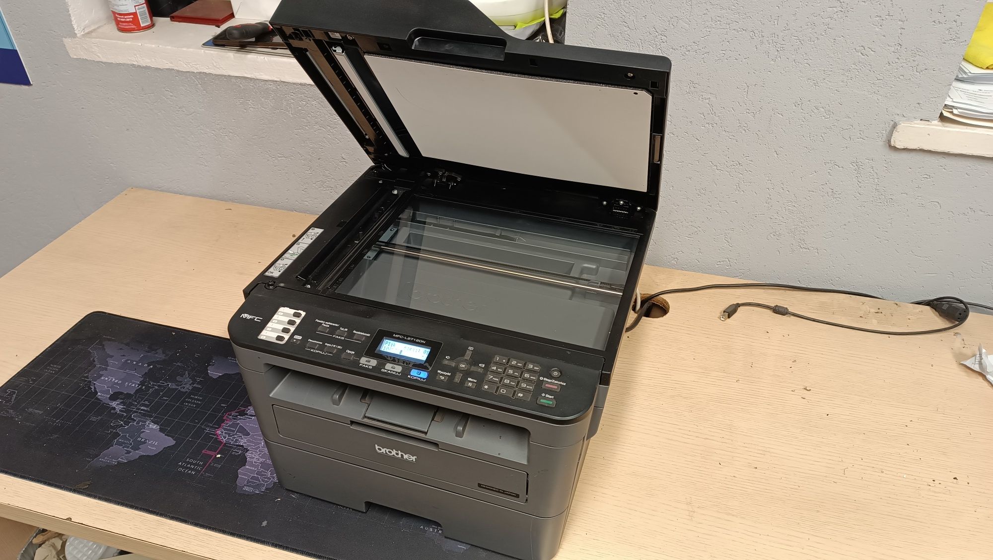 Drukarka Brother MFC L27120N, laserowa, tanie zamienniki, sprawna
