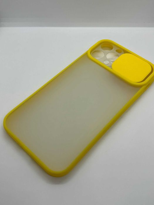 Obudowa Plecki Etui Case Iphone 12PRO Ochrona Aparatu Żółte kod 55