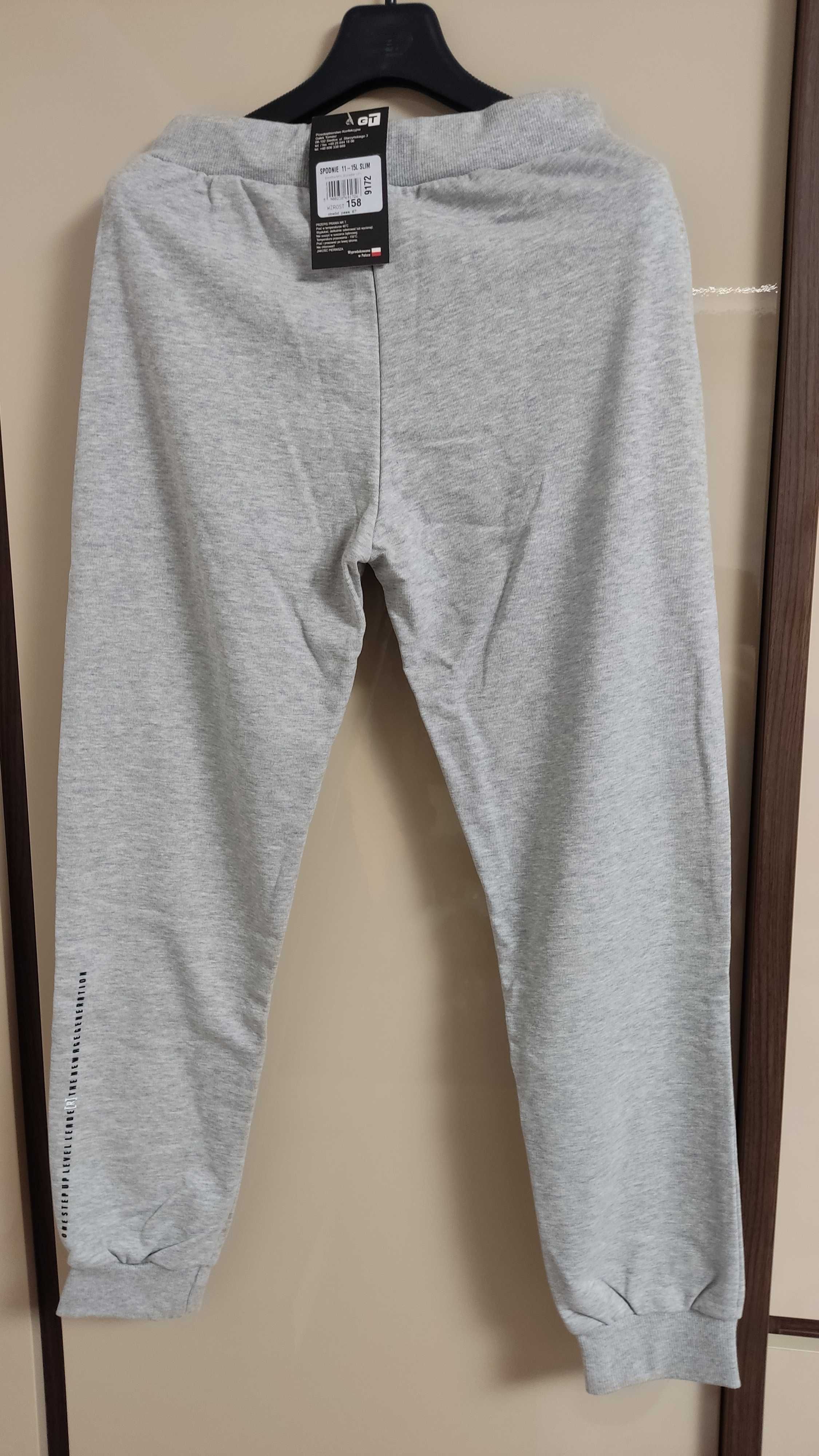 Dres spodnie dresowe GT 158 nowe szare