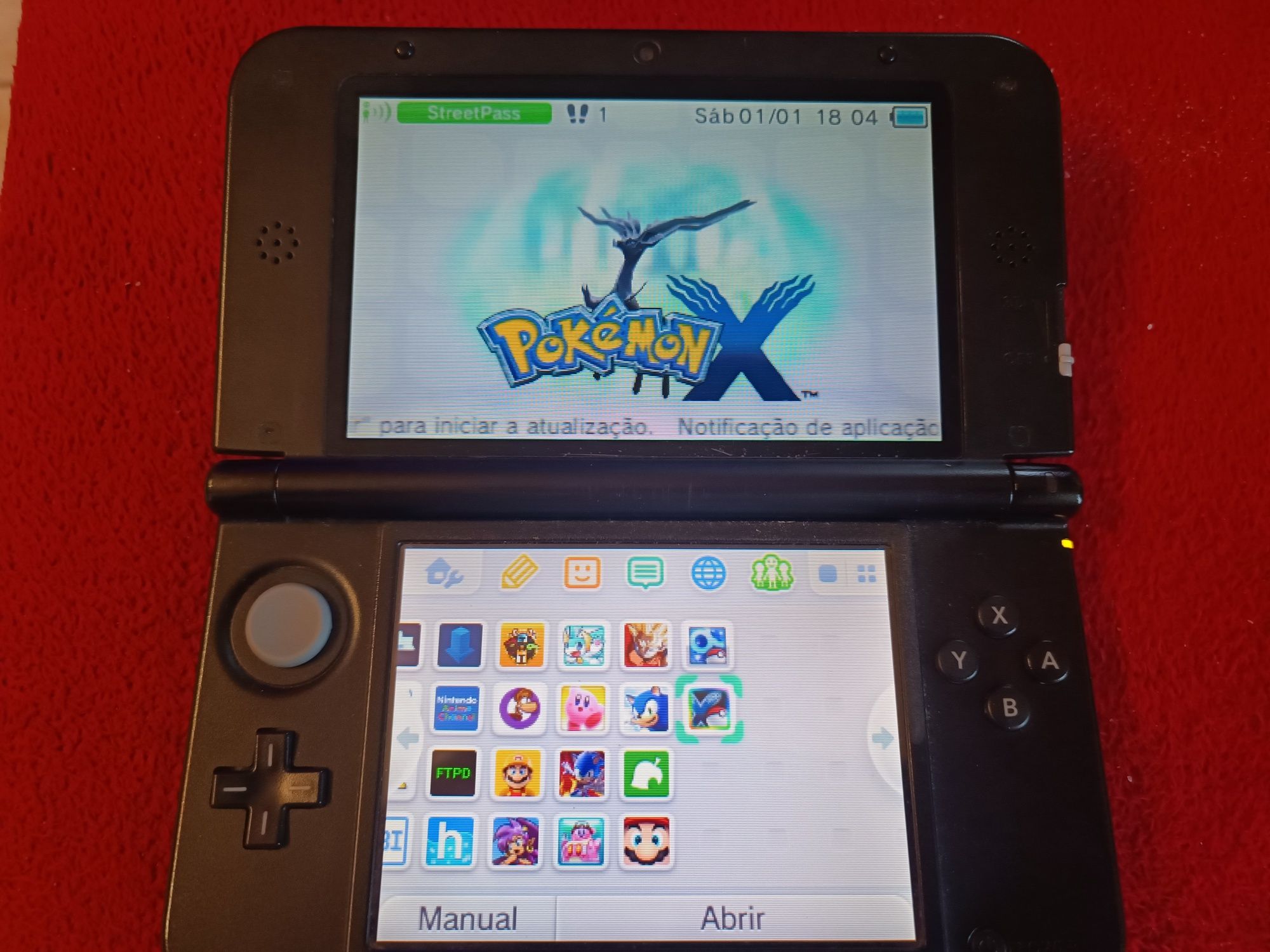 Nintendo 3DS XL com muitos jogos e extras