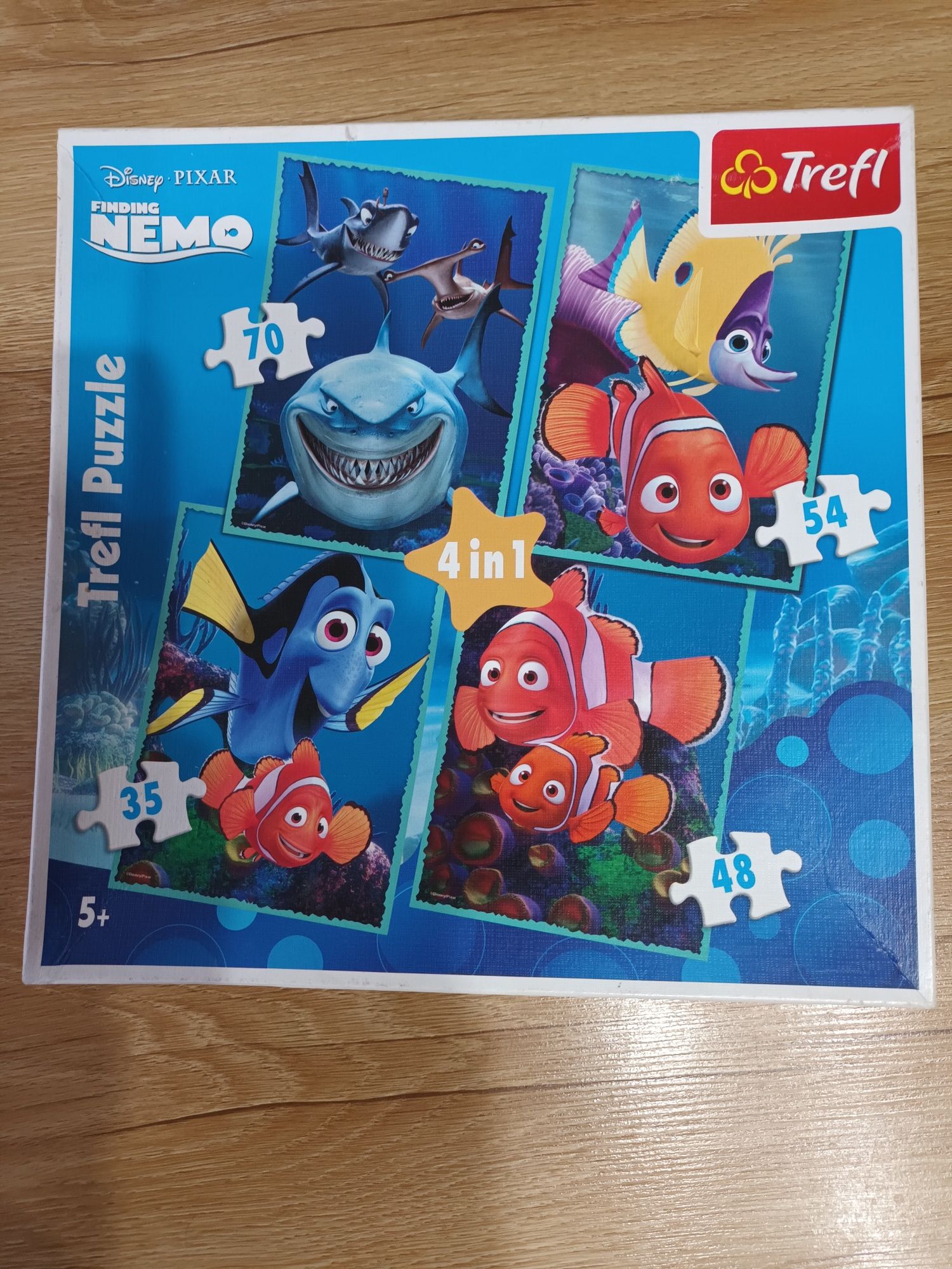 Puzzle Gdzie jest Nemo, 4w1, 5+