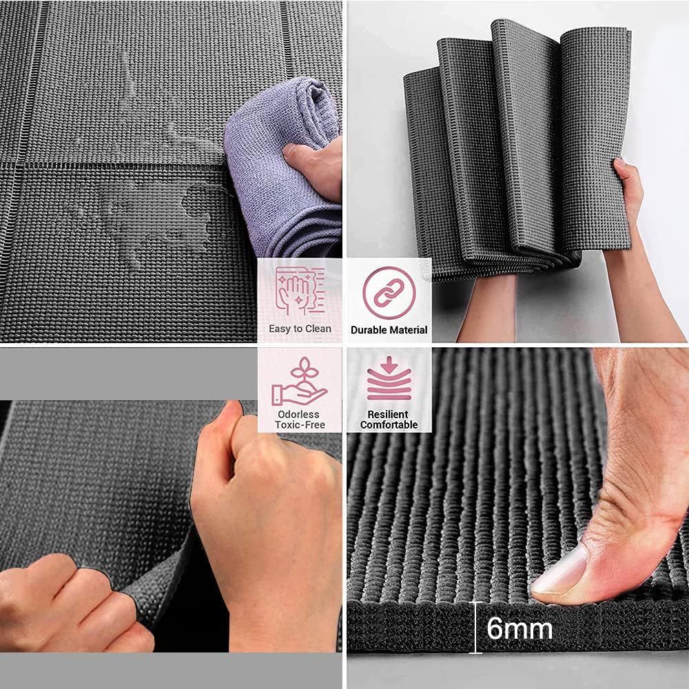 składana mata do jogi 173 x 61 x 6 mm mata sportowa do fitnessu x