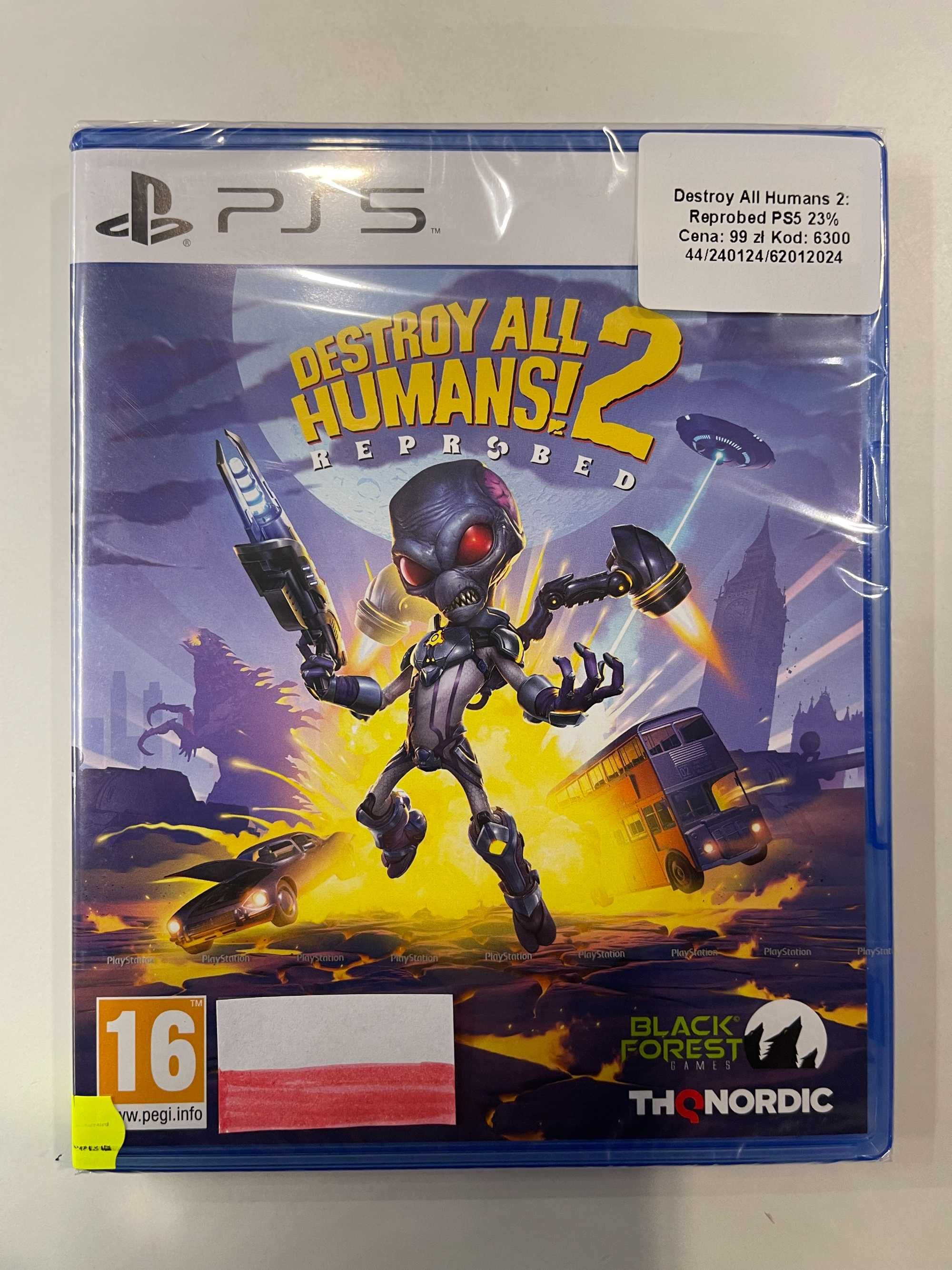 Destroy All Humans 2 Reprobed PS5 Playstation 5 NOWA