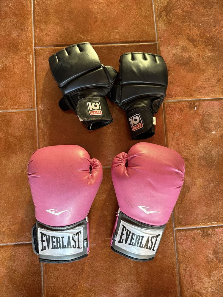 Saco boxe Kohler 90cm 30kg + pares luvas M