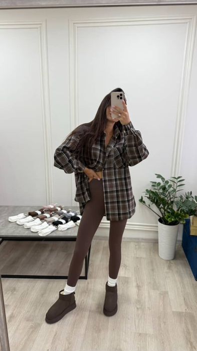 Фланелева сорочка в клітинку