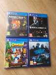 Zestaw Playstation 4 Crash, Minecraft, Mortal Kombat, Need For Speed