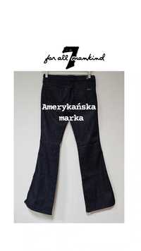 7 For Mankind damskie jeansy dzwony 25 bootcut