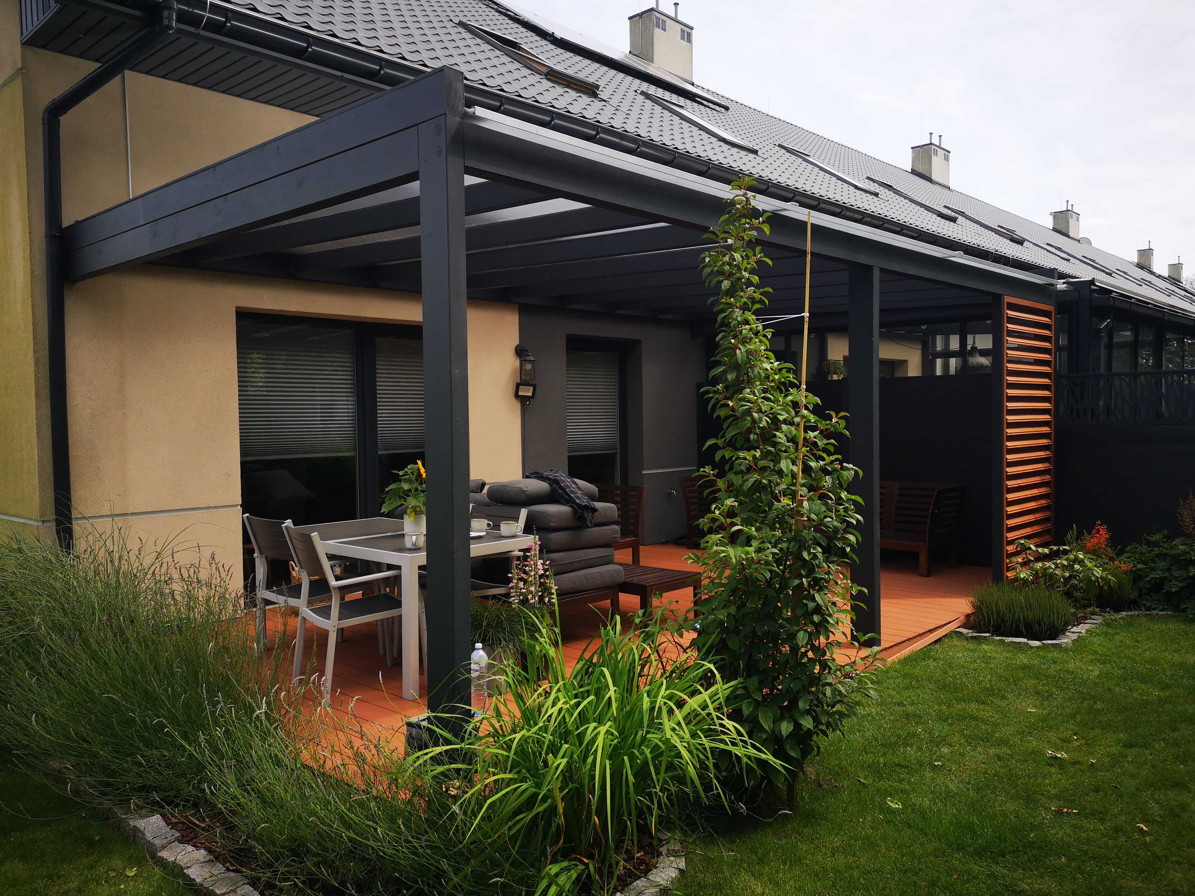 pergola 4x5m/ zadaszenie tarasu/zadaszenie/wiata/roleta