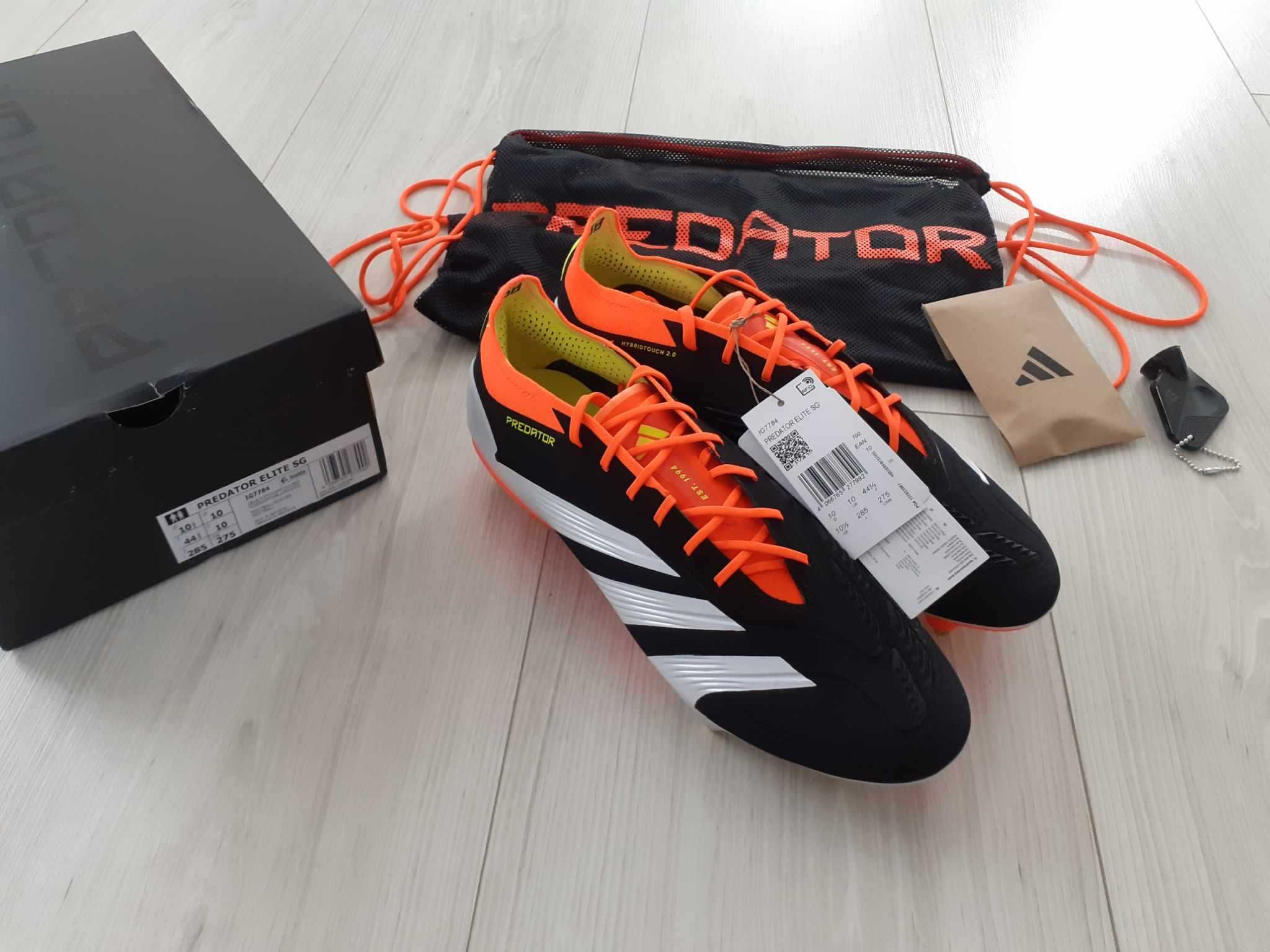 Profesjonalne buty piłkarskie korki Adidas Predator Elite SG r. 44 2/3