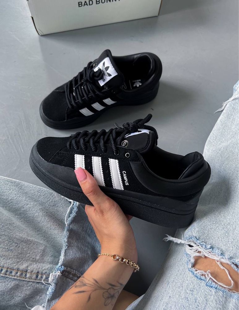 Adidas Campus x Bad Bunny Black White