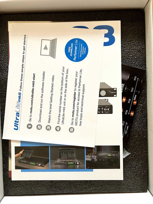 placa de som MOTU Ultralite mk5