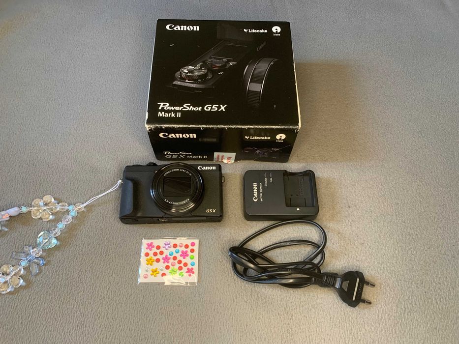 Aparat cyfrowy Canon G5X Mark II y2k retro