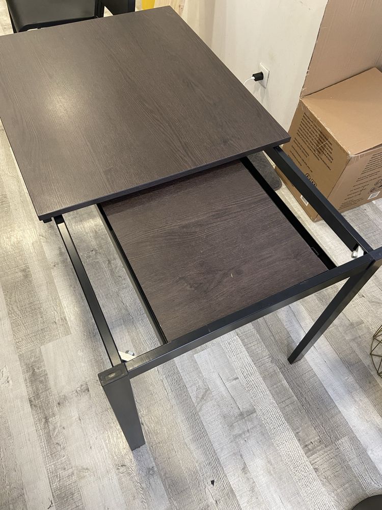 Mesa jantar extensivel cor castanho