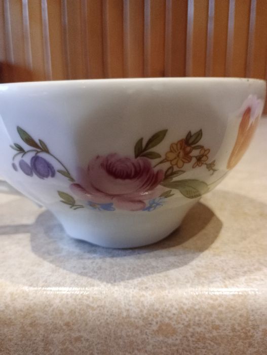 Porcelanowe trio z lat prl