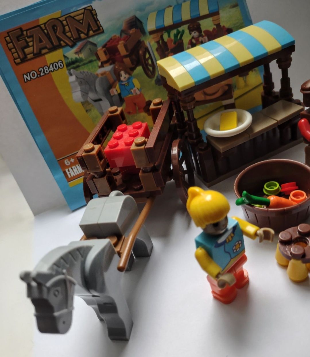 Klocki Dromader jak Lego Farma Stragan