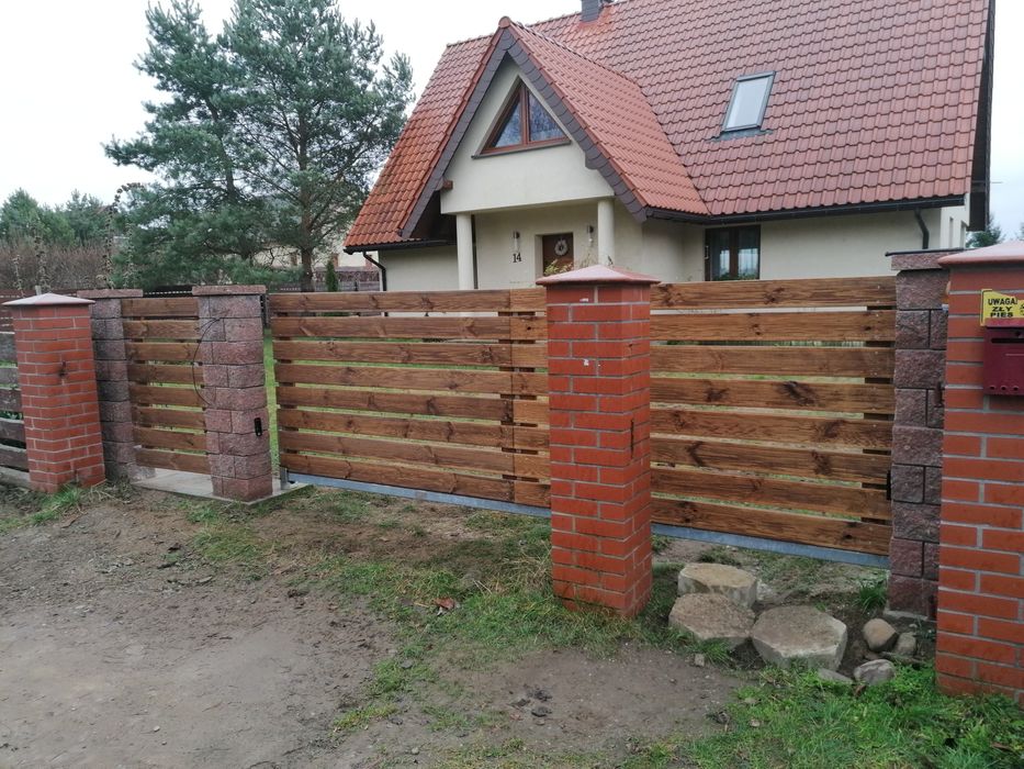 Brama bramy przesuwne balustrady przęsła Olsztyn