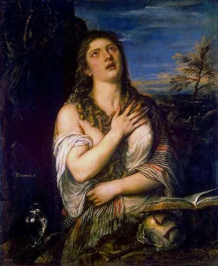 «Кающаяся Мария Магдалина» репродукция картины,