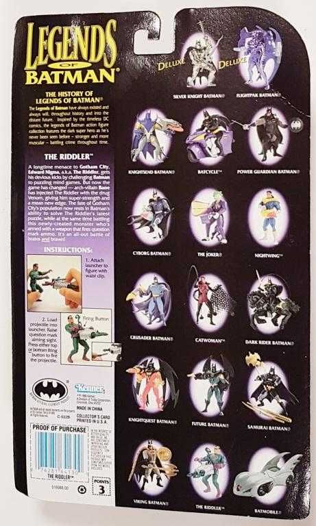 The Riddler / Legends of Batman / 1995 DC Comics, Kenner