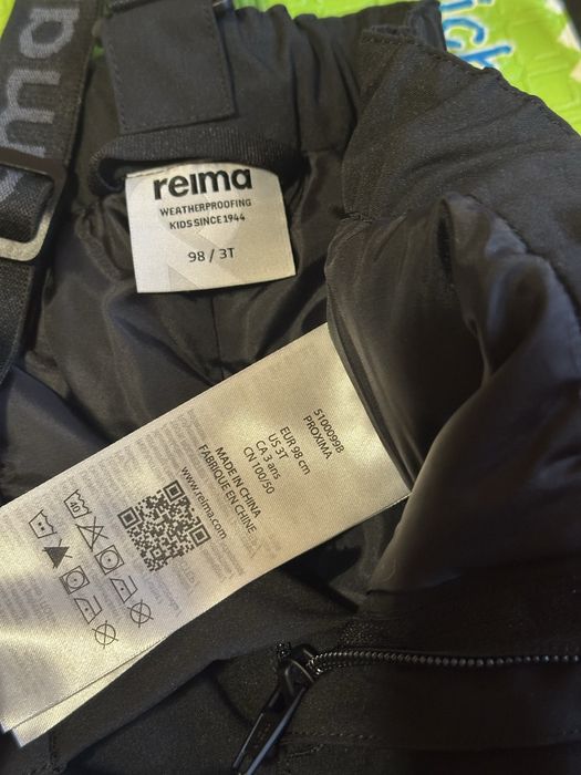 Нові Штани гірськолижні Reimatec Proxima р.98 +6 (104) напівкомбінезон