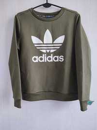 Bluza Damska Khaki Adidas Trf Crew 38/M