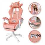 Fotel gamingowy Bunny Gamer obrotowy z podnóżkiem KIDS ZONE