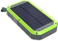 RealPower PB-10000 bezprzewodowy powerbank solarny, 10 000 mAh