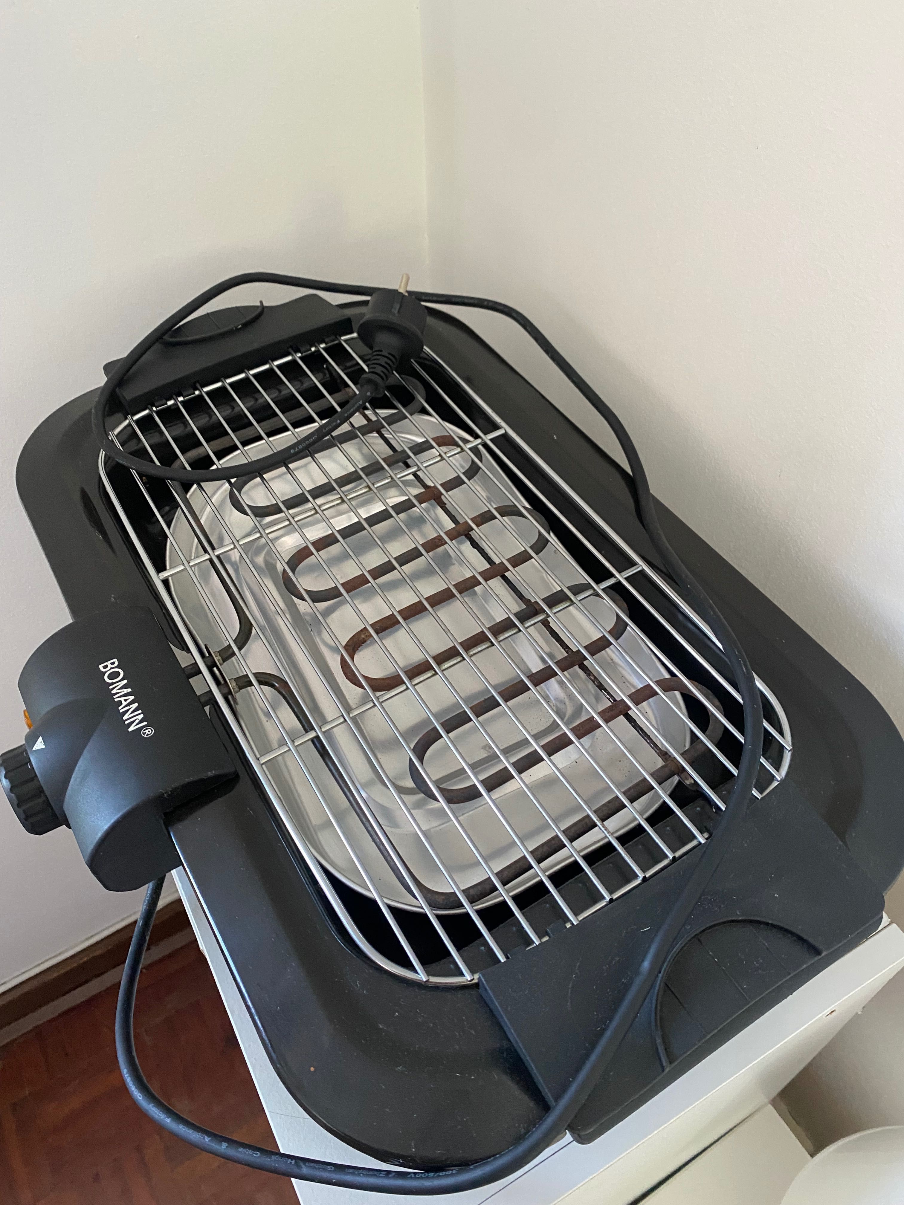 Grelhador elétrico BOMANN — ideal para churrascos sem fumo