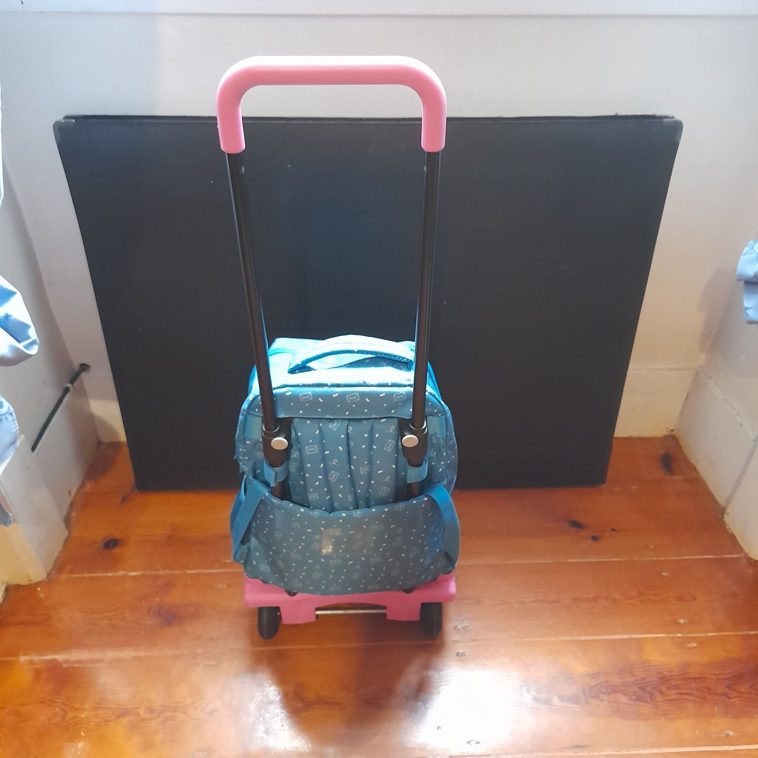 Mochila escolar Safta com trolley