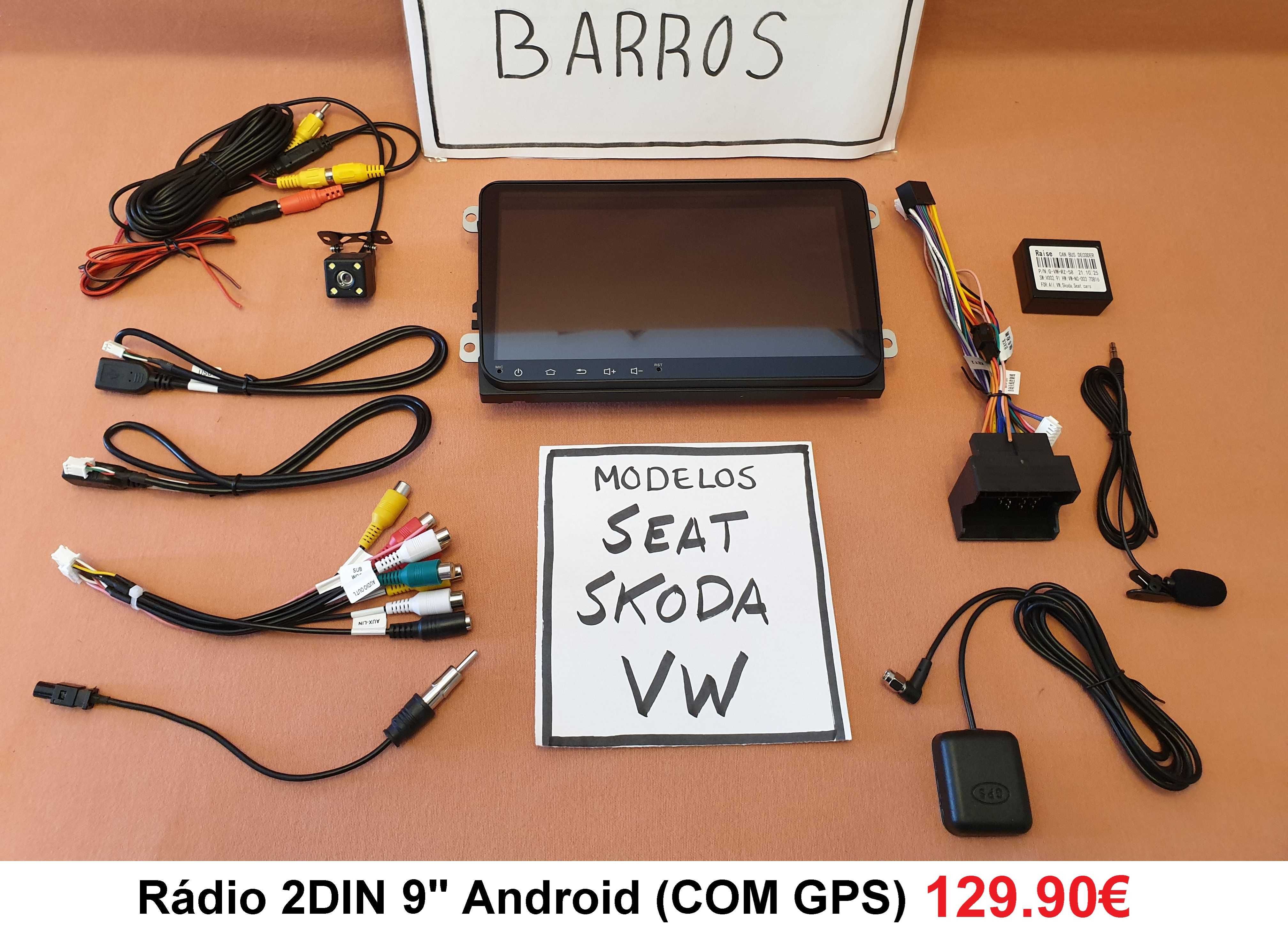(NOVO) Rádio 2DIN • VW Transporter T4 / T5 / T6 • Android [4+32GB]