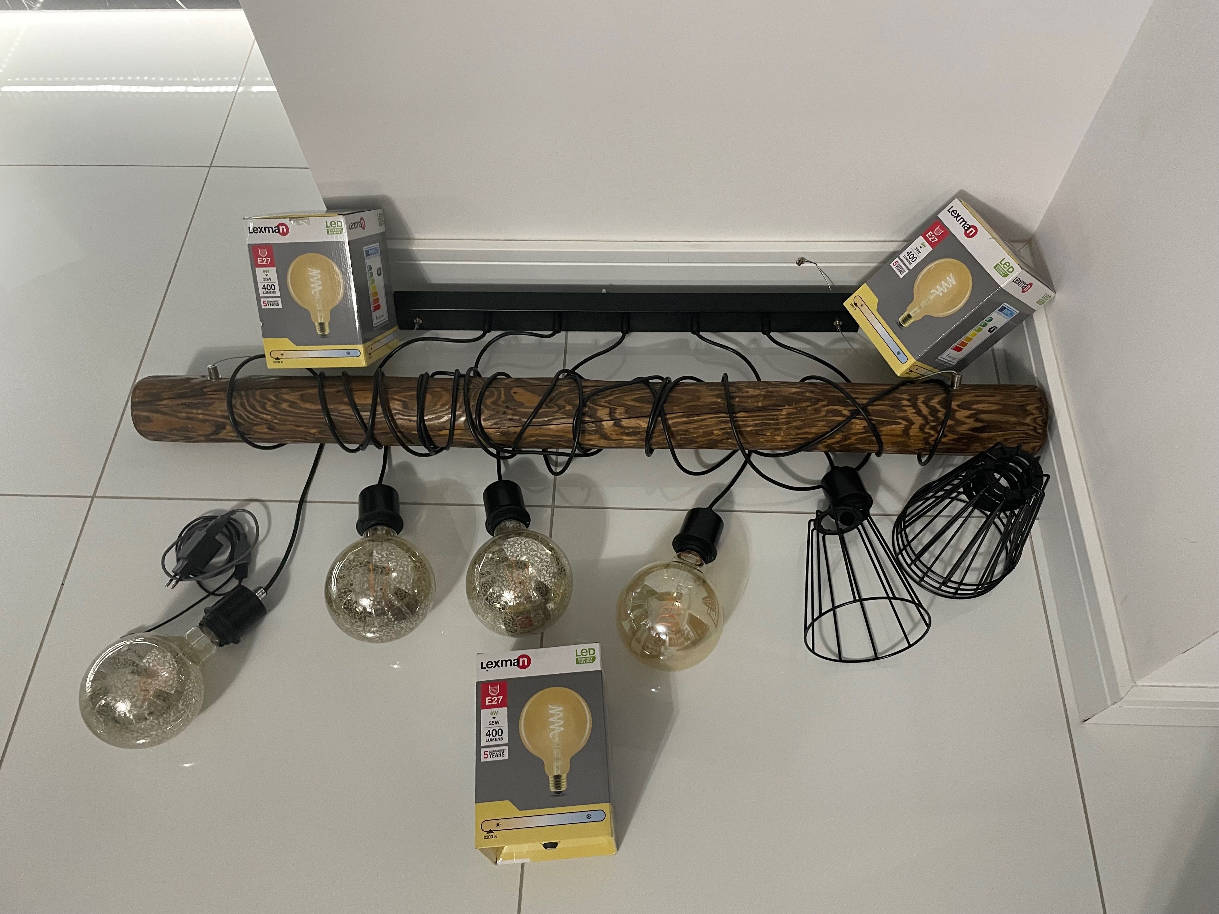 Lampa wisząca rustykalna