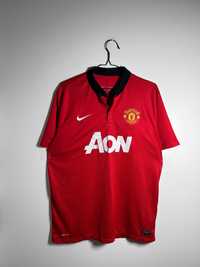 Manchester United Nike soccer jersey aon red xl