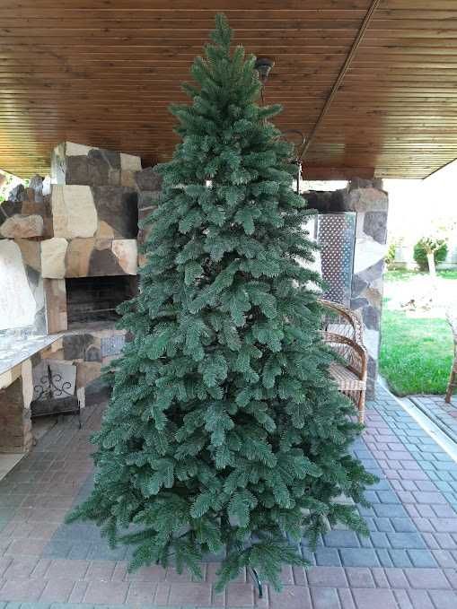 Ялинка штучна Ковалівська реалістична лита преміум якість елка литая