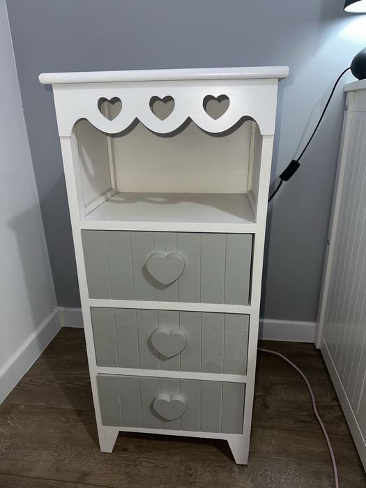 Szafka nocna z prawdziwego drewna