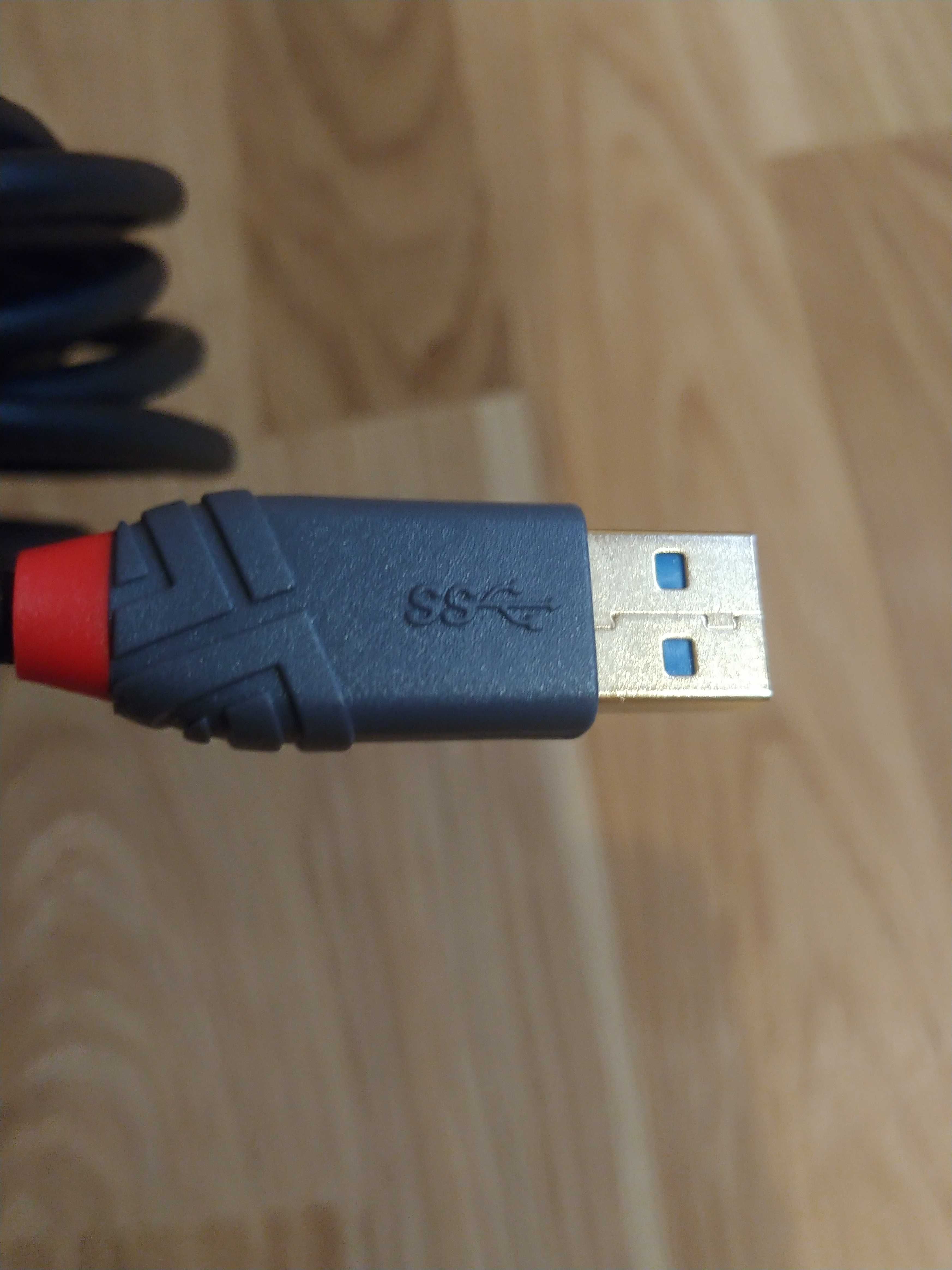 Przewód USB 3.0 A-A LINDY 3 m.b.