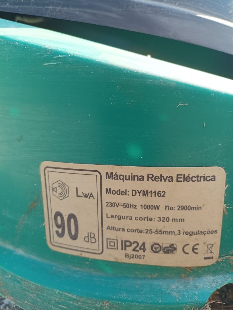 Máquina corta relva elétrica