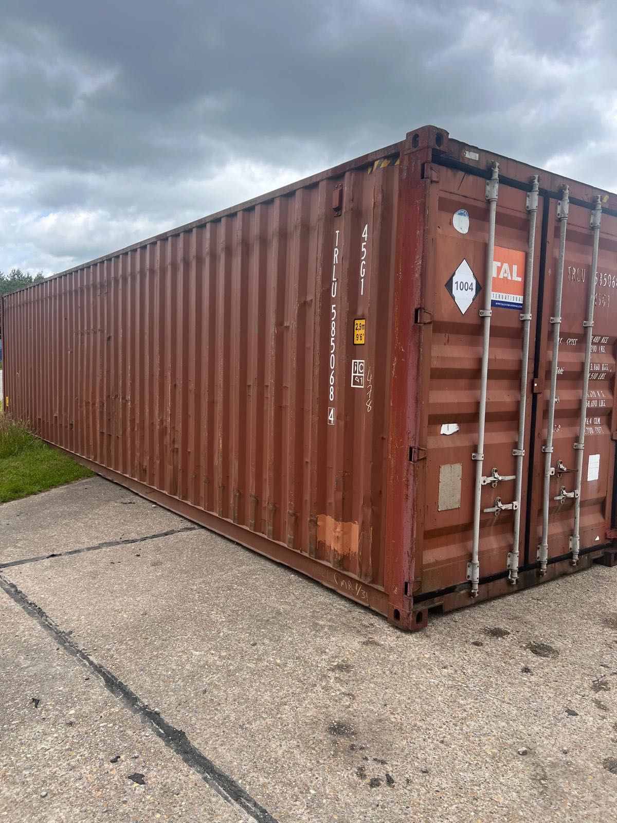 Kontener morski 40 Długi 12,5 m. Z Dostawą