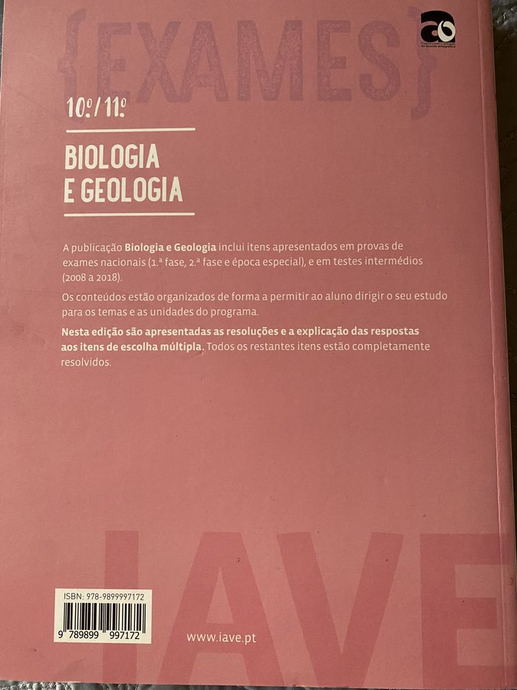 Manual IAVE biologia e geologia 10° e 11°