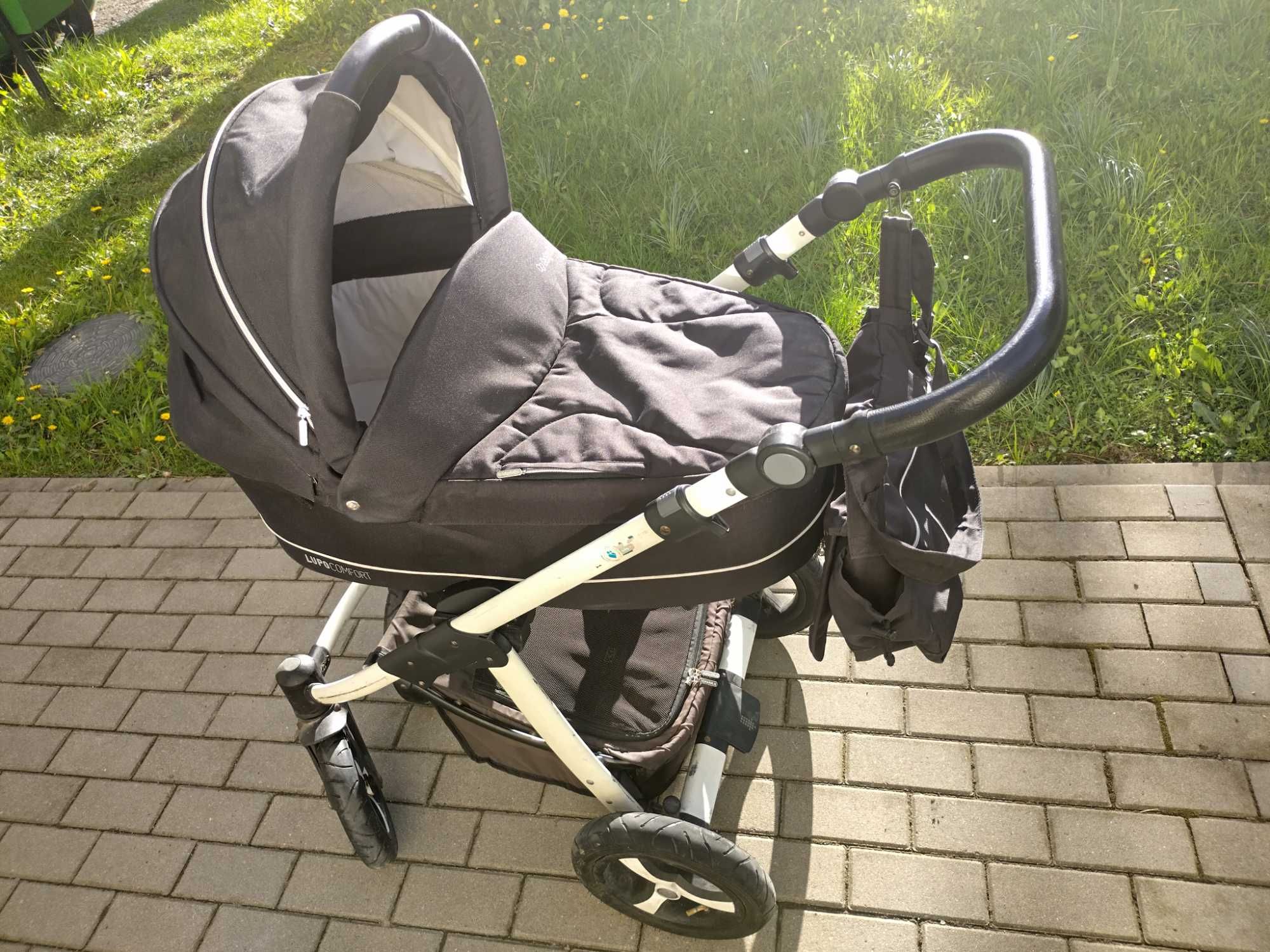 Wózek dziecięcy Baby Design Lupo Comfort - spacerówka + gondola 2w1